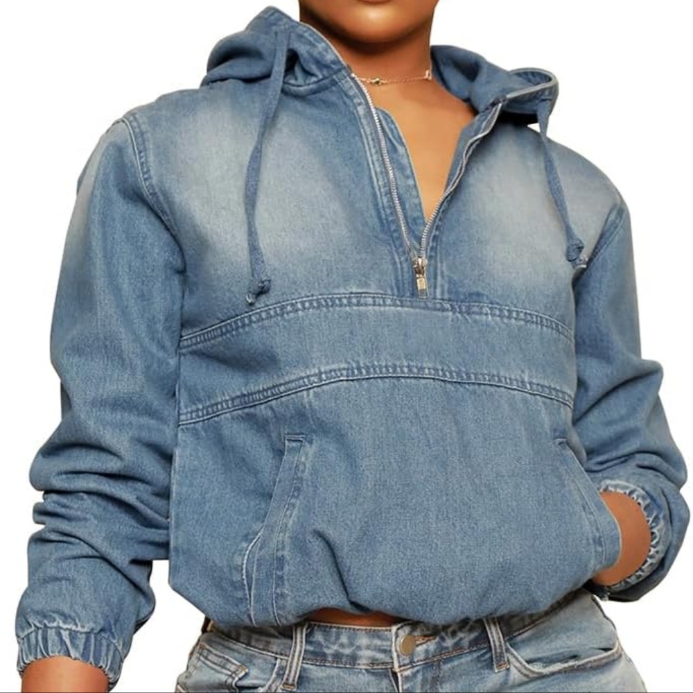 Denim Pullover